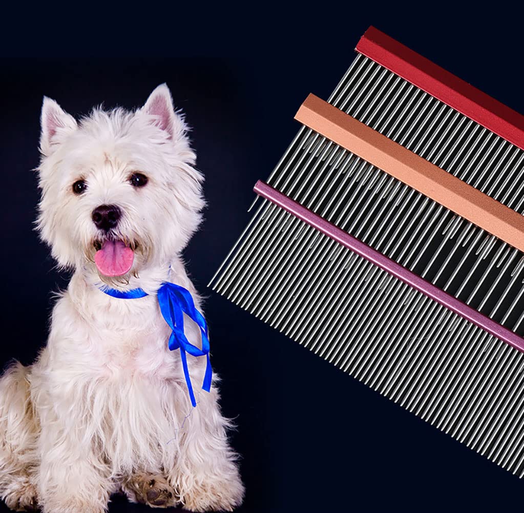 Amazon.co.jp: ペット用 トリミング コーム 犬猫用 両目櫛 ペット